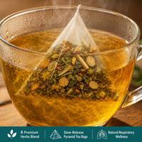 Té Desintoxicante de 8 Hierbas para Limpiar los Pulmones para Fumadores: Semilla de Sterculia, Fruta del Monje, Hoja de Bambú, Crisantemo, Cáscara de Mandarina, Regaliz y Diente de León