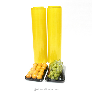 Envoltura de alimentos Película de plástico Mantener fresco Grado alimenticio Pvc Película adhesiva Frutas y verduras Película adhesiva Rollo gigante - Product Image 6