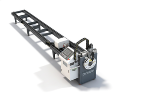 Máquina de Corte Láser de Tubos Automática Pequeña / Máquina de Corte Láser de Tubos de Fibra CNC Simple con Mandril de 100 mm - Product Image 5
