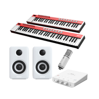 Midiplus X6 Pro II 61 Key Midi Keyboard Controller Mini USB Digital Music Audio Studio Electronic Musical Instrument Accessory