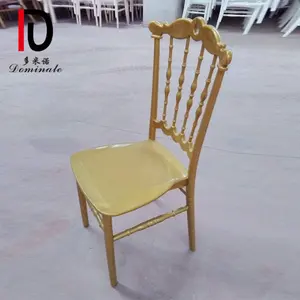 Cheap Wholesale Event Furniture Stackable Plastic Chair Pp Resin Wedding Event Napoleon Chair