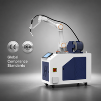 Robot de soudage collaboratif sans programmation, bras de soudeur robotisé automatique pour la fabrication de cadres métalliques en acier