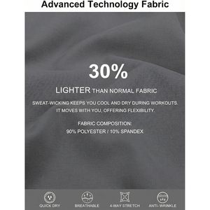 FOXA Pantalones cortos deportivos de cintura alta de 5 pulgadas para mujer con bolsillos con cremallera, pantalones cortos deportivos de secado rápido para gimnasio y viajes - Product Image 5