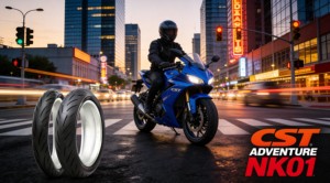 Pneu tubeless diagonale CST CM-NK01 pour moto, 17 pouces, 100/80-17 à 150/60-17, remplacement pour petites/moyennes cylindrées - Product Image 3