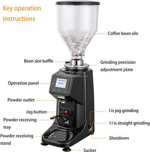 Molino de Café Eléctrico Profesional para el Hogar, Molinillo de Granos de Café, Máquina de <span class=keywords><strong>Espresso</strong></span> Electrónica - Product Image 2