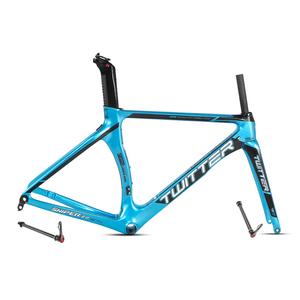twitter自転車フレーム狙撃52cm 54cm cuadroデカルボノロードバイク