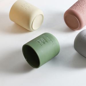 وعاء شموع YBH من السيراميك مخصص، برطمانات شموع للديكور المنزلي من السيراميك للكريسماس - Product Image 1