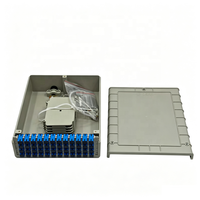 Boîtier de terminaison FTTH mural ou de bureau en plastique ABS pour 48 fibres optiques SC