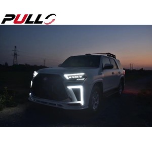 Los repuestos adecuados para 4 runner 2010-2021 cambio al modelo <span class=keywords><strong>Lexus</strong></span> contienen parachoques delantero y trasero con rejilla y lámparas automáticas - Product Image 3
