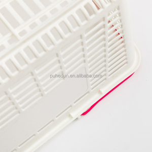 Siêu thị tạp hóa & cửa hàng sách bán lẻ Giỏ mua hàng công suất lớn với tay cầm bằng nhựa - Product Image 4