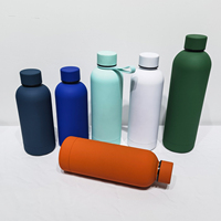 Termo de Acero Inoxidable Aislado de 17oz/500ml, Botella de Agua Personalizada Libre de BPA, Termo de Doble Pared con Aislamiento al Vacío
