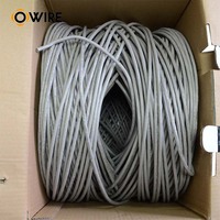 Cable FTP/UTP Cat5e de 305 m para Uso en Exteriores |   Cable Impermeable de 4 Pares y 24 AWG |   100MHz |   Entierro Directo Disponible |   Certificado CE