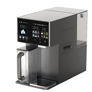 جهاز تنقية مياه بالتناضح العكسي للمكتب بقوة 2200 واط وجهد 220 فولت، فلتر 0.0001 ميكرون، آلة مياه ساخنة وباردة للشرب، صانع ثلج بضاغط، 4 مراحل للاستخدام المنزلي - Product Image 1