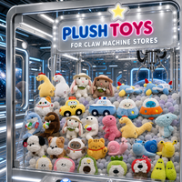 Achat en gros d'animaux en peluche de 8 pouces pour machine à griffes, jouets en peluche en gros pour petites entreprises et prix de boutiques de cadeaux
