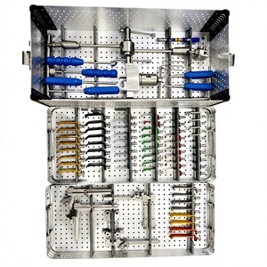 Ensemble d'opérations cervicales Tedan Phantomm CS-1600 : Système d'accès cervical antérieur premium, instruments de chirurgie orthopédique de la colonne vertébrale - Product Image 1