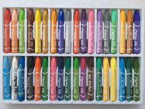 Ensemble de pastels à l'huile de haute qualité de 24 couleurs pour enfants, boîte en papier personnalisée avec des peintures au crayon - Product Image 3