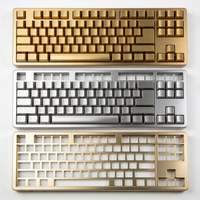 Teclado Mecánico de Aluminio Anodizado Personalizado con Fresado de Precisión CNC