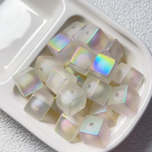 High-quality UV-coated Straight-hole Acrylic Beads for DIY Handmade Materials <b>Bracelets</b> Mobile <b>Phone</b> Chains Accessories - Product Image 5