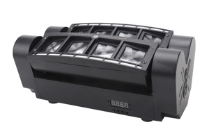 Nouveau 8*3W RGBW Araignée <span class=keywords><strong>Led</strong></span> Faisceau Tête Mobile Lumière avec Anneau Laser DJ Araignée Lumières DMX512 Contrôle IP33 Évalué <span class=keywords><strong>10000</strong></span> Lumens - Product Image 3