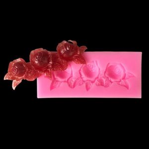 Moule à chocolat avec forme de fleurs en trois dimensions. Moule en silicone pour dentelle sucrée, queue de sirène 3D en pâte à sucre OEM/ODM - Product Image 3