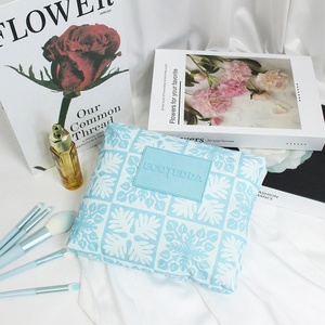 Trousse de Maquillage Femme Personnalisée avec Logo, Légère, en Tyvek Dupont <span class=keywords><strong>Enduit</strong></span> Imperméable et Lavable, avec Fermeture Éclair - Product Image 5