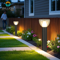 Lampes solaires LED pour pelouse IP65, très vendues, 20 LED, capteur de lumière, en aluminium moulé sous pression, PC, 4,5W, lumière blanche chaude