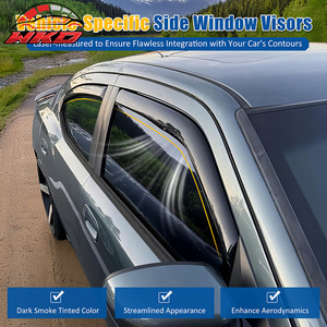 Déflecteurs de vitres en acrylique pour Dodge Charger 06-10, protection contre la pluie - Product Image 3