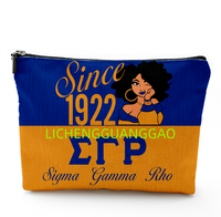 Sac de Maquillage TOP LADIES of DISTINCTION TLOD pour Sororité, Trousse de Maquillage, Cadeaux de Sororité, Pochette Zippée, Sac Cosmétique pour Sœur d'Esprit