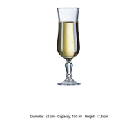 Copa Flut Normandie 14 cl Arcoroc H 17.3 cm Ø 5.2 cm