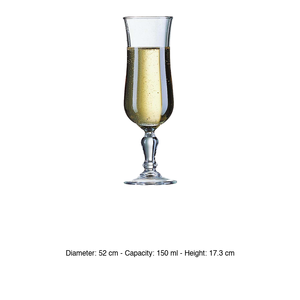 Flûte Normandie Gobelet 14 cl Arcoroc H 17,3 cm Ø 5,2 cm - Product Image 3
