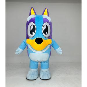 Adultos tamaño felpa <span class=keywords><strong>perro</strong></span> Azul mascota ropa niños cumpleaños carnaval fiesta Cosplay dibujos animados <span class=keywords><strong>Anime</strong></span> inflable Bingo <span class=keywords><strong>perro</strong></span> disfraces - Product Image 1