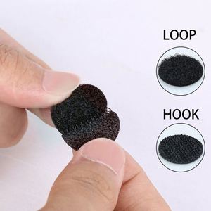 Bandes auto-adhésives en nylon de haute qualité, personnalisées, rondes, à crochets et boucles, Velcro, points - Product Image 4