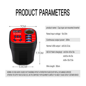 Adattatore per <span class=keywords><strong>Accendisigari</strong></span> Auto Impermeabile con Doppia Porta <span class=keywords><strong>USB</strong></span>, <span class=keywords><strong>Presa</strong></span> di Alimentazione DC 12V 220V AC - Product Image 6