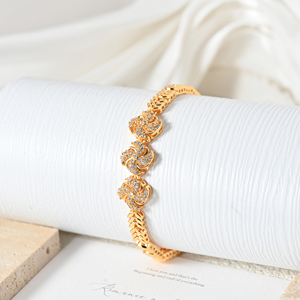 Chaîne et bijoux en <span class=keywords><strong>or</strong></span> plaqué 18 carats, style rétro, fin, imperméable, chaîne de tennis, chaînettes et bracelets pour femme - Product Image 3