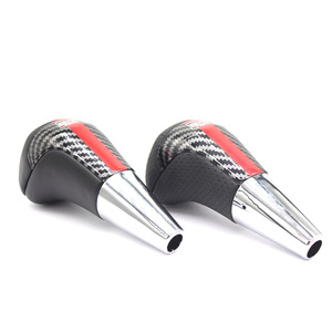Pommeau de levier de vitesse en fibre de carbone, filetage 8 mm, universel, accessoire intérieur Toyota, design ergonomique - Product Image 3