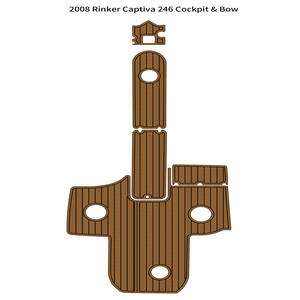 2008 Rinker Captiva 246 Yacht Marine Modern EVA Teak Flooring Anti-Slip <b>Waterproof</b> Wood for <b>Outdoor</b> Easy Click - Product Image 2