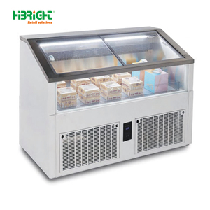 Distributeur automatique de crème glacée commercial à haute luminosité et à économie d'énergie, fonctionnalités à température simple ou double, acier inoxydable, air/ventilateur - Product Image 2