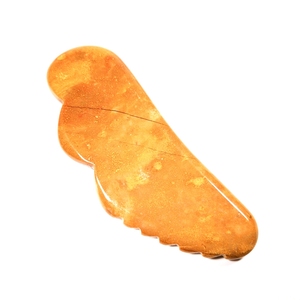 HZ, venta Popular, jaspe de Mookaite dentado, herramienta Guasha, forma de ala, buena salud, Guastone dentado - Product Image 4