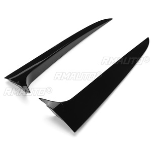 2 Piezas de Alerón Lateral Trasero para BMW X3 F25 2011 2012 2013 2014 2015 2016 2017, Negro, ABS - Product Image 3
