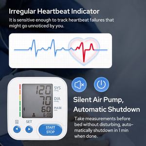 Tensiomètre numérique de bras TMB-1970 à grand brassard et un seul bouton, haute précision, portable, <span class=keywords><strong>appareil</strong></span> de contrôle automatique - Product Image 5
