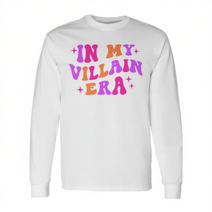 เสื้อยืดแขนยาวสไตล์เรโทรย้อนยุค In My Villain Era ดีไซน์เก๋ ทรงพอดีตัวสำหรับทุกเพศ - Product Image 2