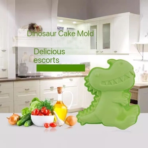 Molde de Silicona Creativo con Forma de <span class=keywords><strong>Dinosaurio</strong></span> para Pasteles, Herramienta para Hornear, Resistente al Calor, Apto para Horno, para Hacer Galletas, Velas Hechas a Mano - Product Image 2