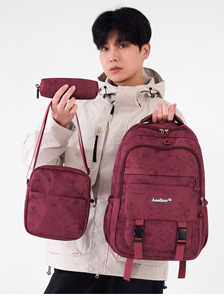 Custom Logo Trendy Design <b>Backpack</b> Set Teenager Schoolbag Casual School Bags Women <b>Backpack</b> - Product Image 6