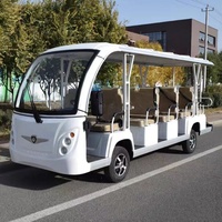 Nouveau design mini bus touristique entièrement électrique bus électrique 11 sièges avec moteur à courant alternatif de 5kW
