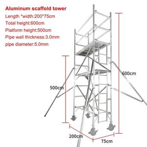 Andamio de Aluminio Plegable Serie 4800, Entrega Directa de Fábrica, Torre de Andamio Móvil de Aluminio - Product Image 2