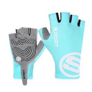 Gants de cyclisme COEXITENECE, demi-doigts, antidérapants, rembourrés, en polyester, absorbant les chocs, respirants pour l'été, pour hommes et femmes, vélo de <span class=keywords><strong>route</strong></span> - Product Image 2