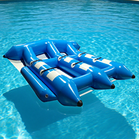 Poisson-mouche gonflable flottant dans l'eau, jeu de sports nautiques, tour en bateau, tube gonflable pour parc aquatique