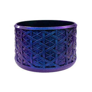 Couvre-bouteille en silicone à texture tissée 3D, manchon de protection durable, écologique et antidérapant pour gobelet et fond de tasse - Product Image 2