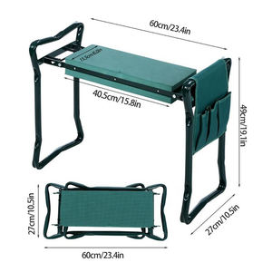 ม้านั่งสำหรับทำสวนแบบ2 in 1พับได้สำหรับกลางแจ้งแบบพกพา - Product Image 3