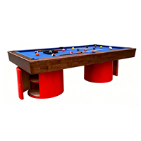 Vente directe usine – Table de billard professionnelle haut de gamme personnalisée 9FT avec structure en bois pour club et bar